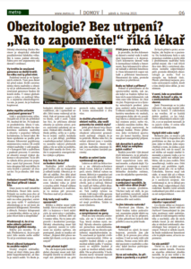 Obezitologie? Bez utrpení? „Na to zapomeňte!“